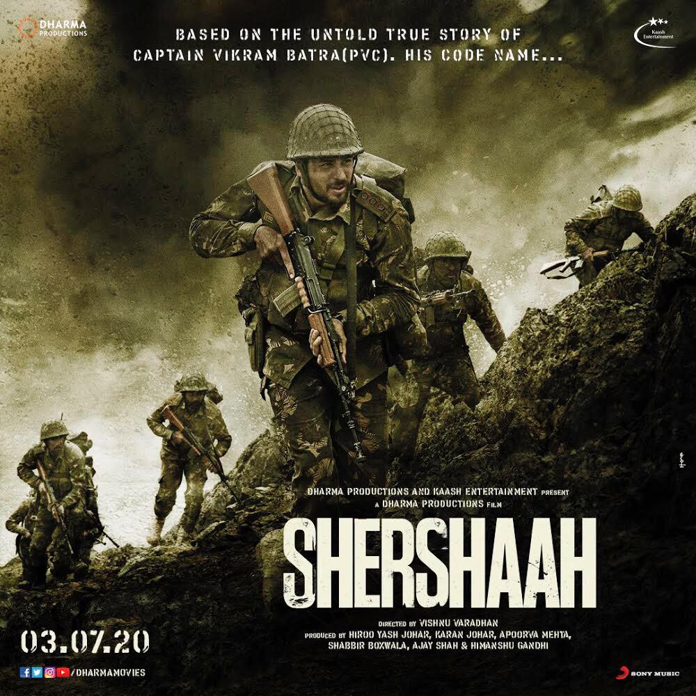 Shershaah first look poster