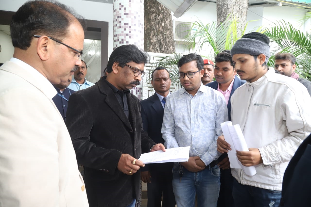 CM Hemant Soren meets the public