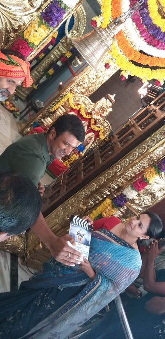 puneeth rajkumar's James movie shooting start