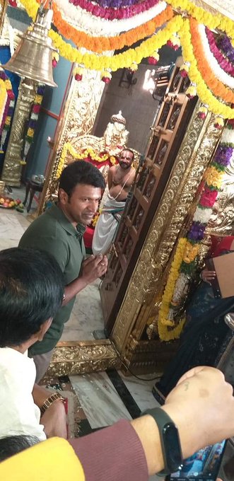 puneeth rajkumar's James movie shooting start