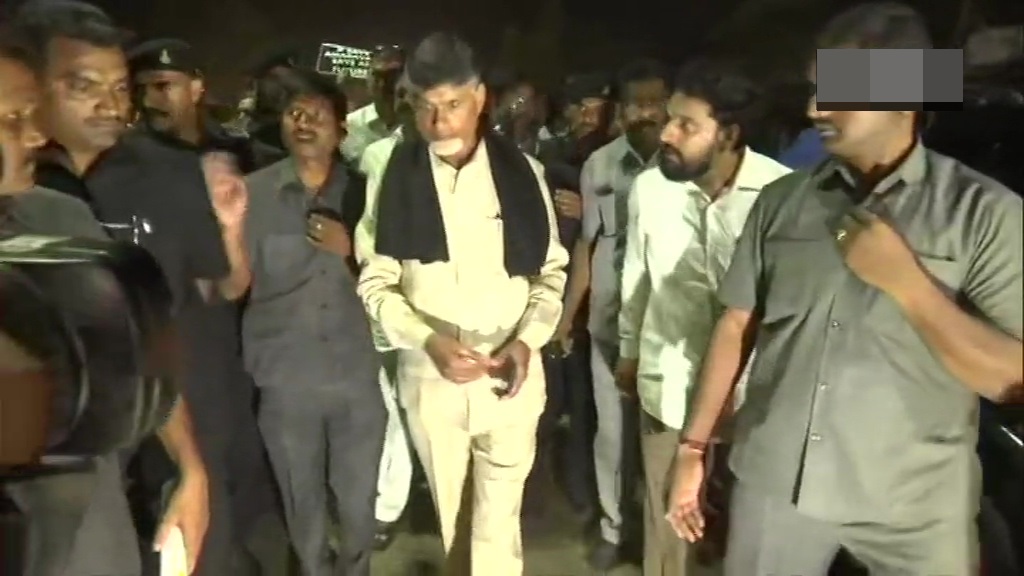 TDP chief released in Mangalagiri town