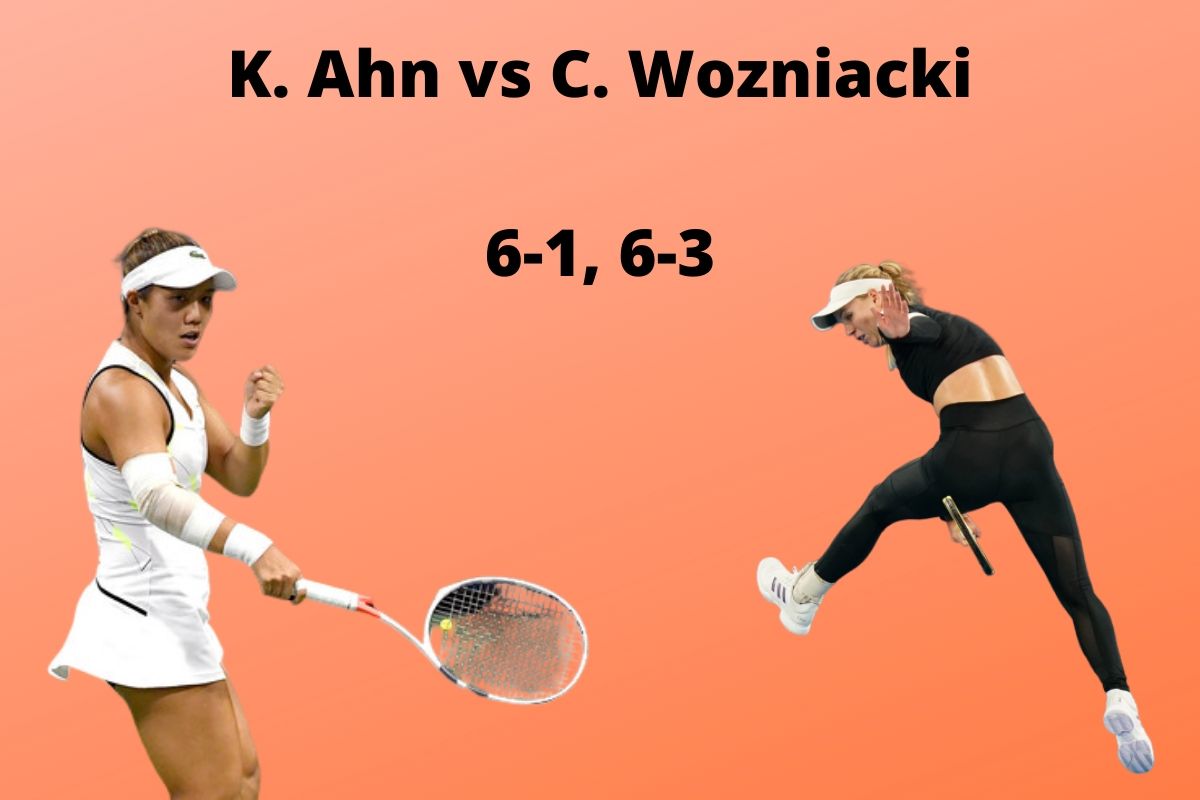 carolina wozniacki vs K Ahn