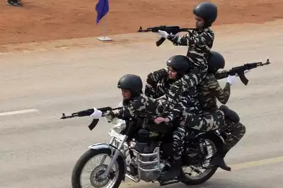 Mahila' bikers of CRPF