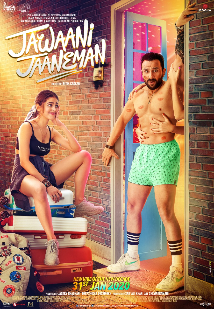 New Jawaani Jaaneman poster featuring Saif and Alaya released