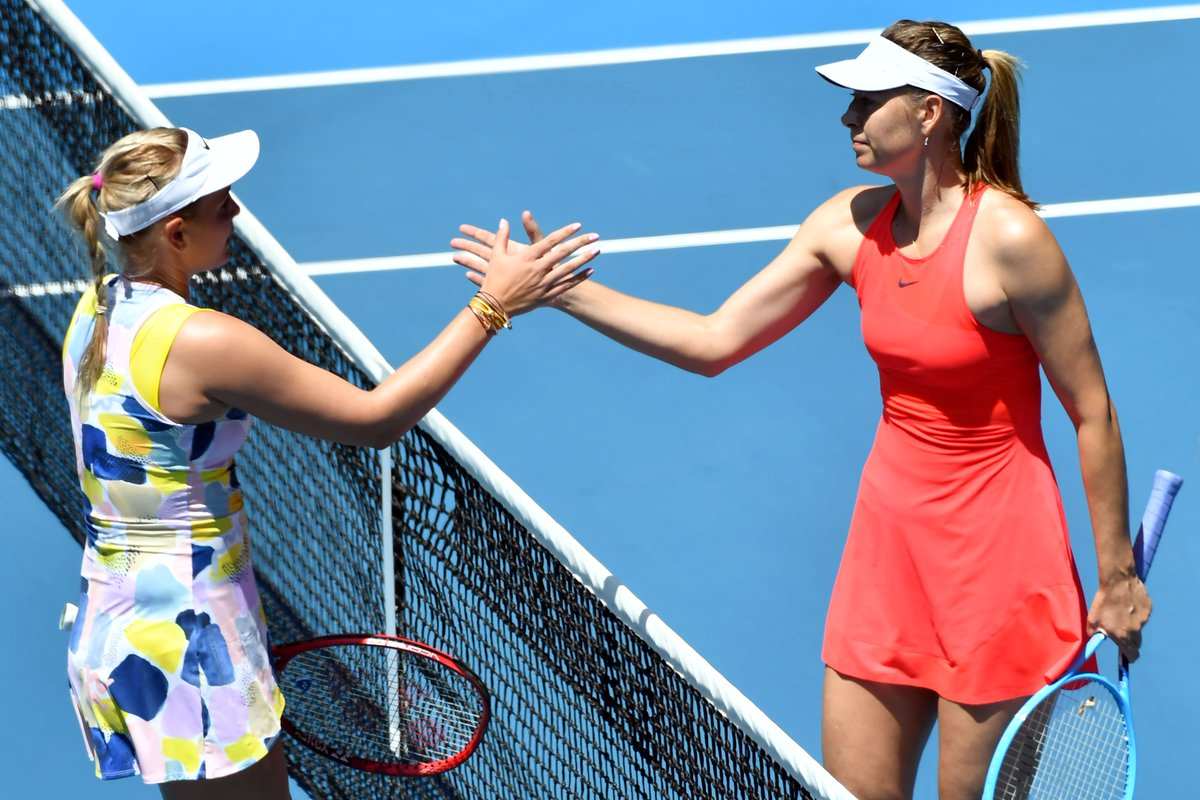 Australian Open: Sharapova crashes out after losing to Vekic