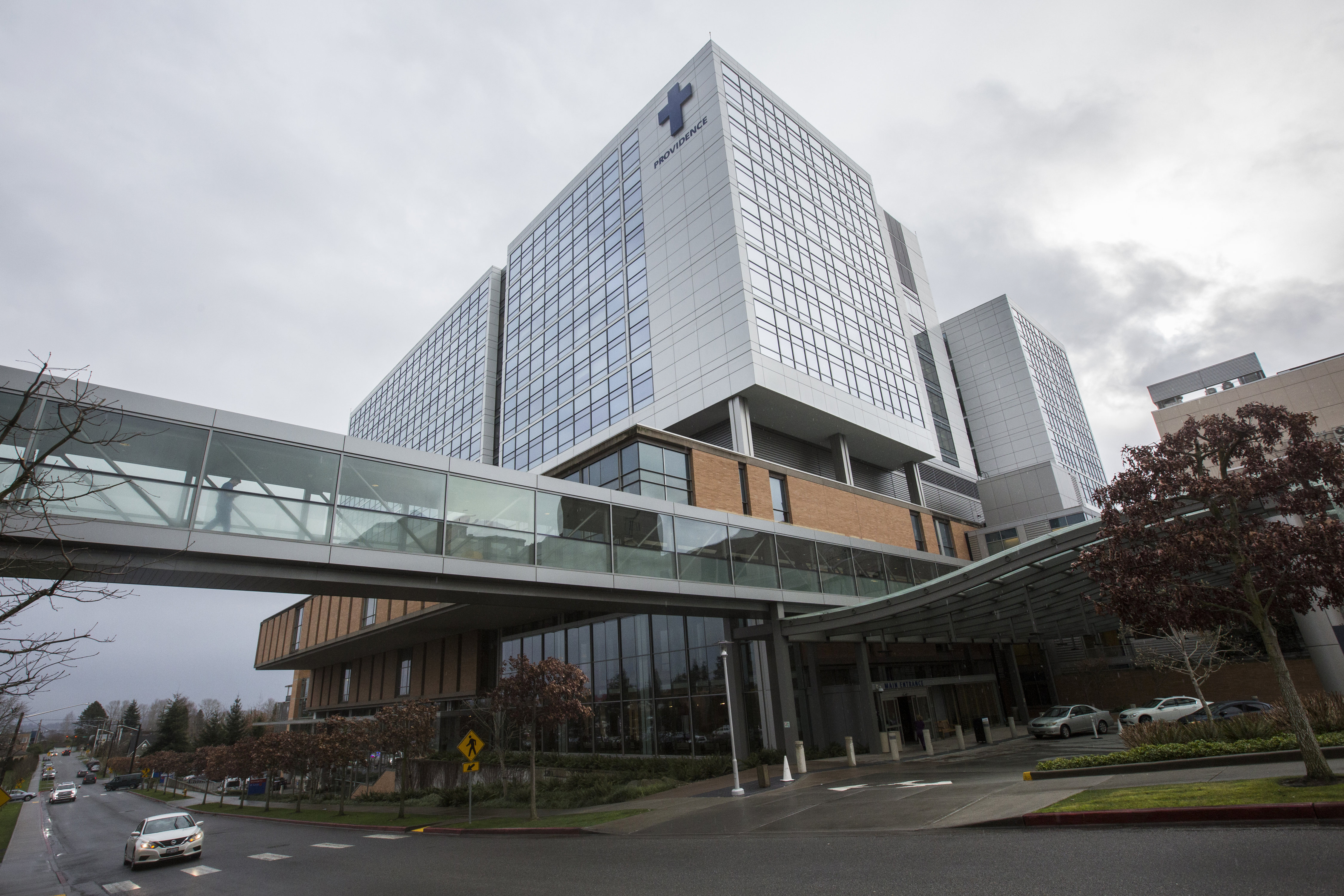 Providence Regional Medical Center Everett, where a man with the first case of coronavirus in the United States is being treated on Tuesday.