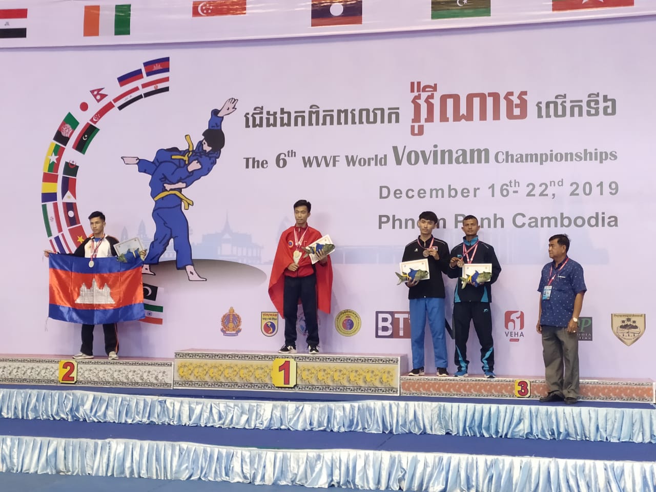 purushottam singh won bronze in world vovinam martial arts championship