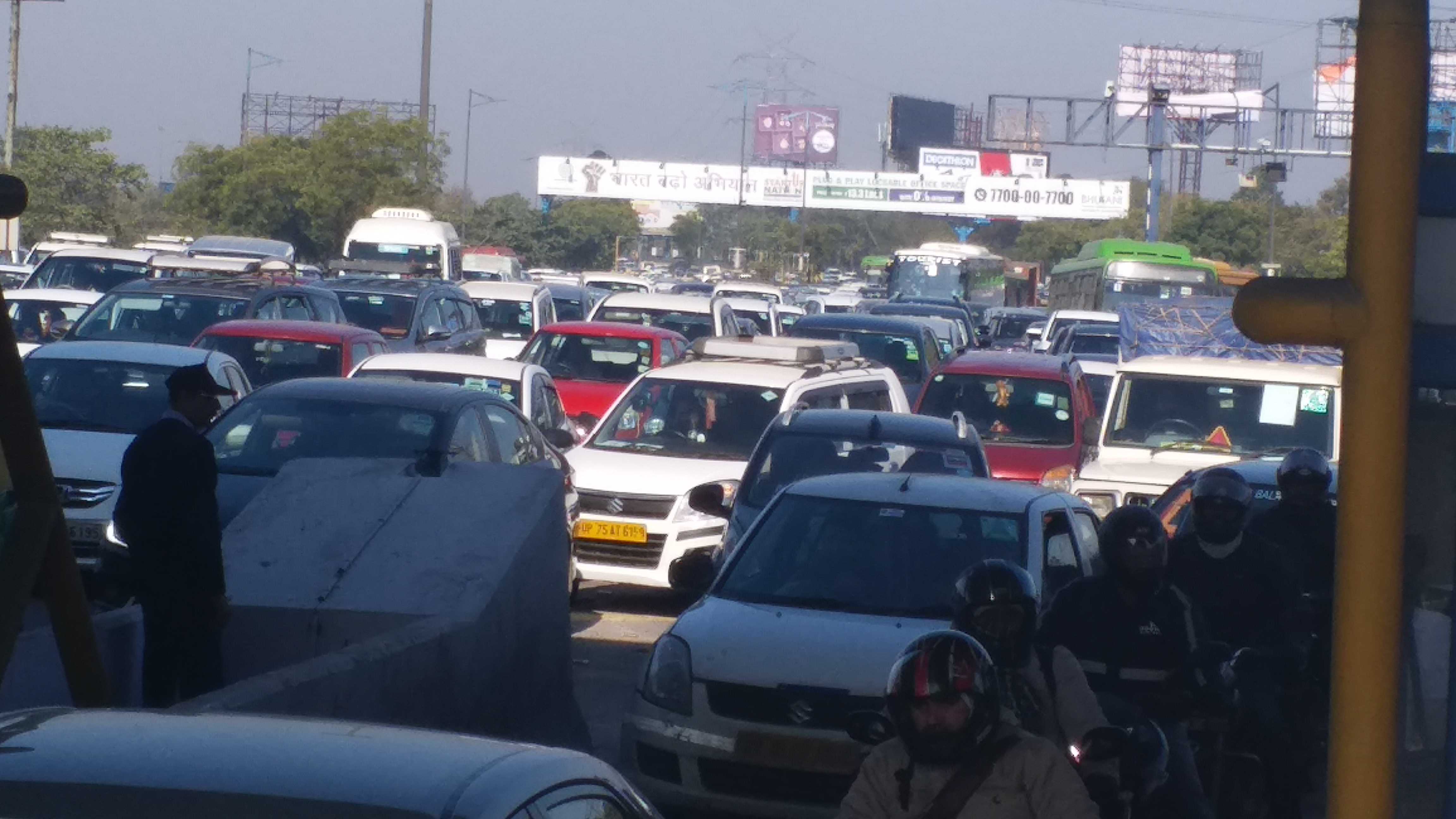 JP Nadda arrives in Noida