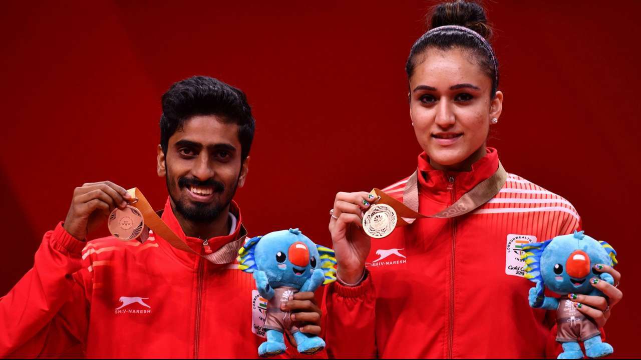 Indian table tennis players