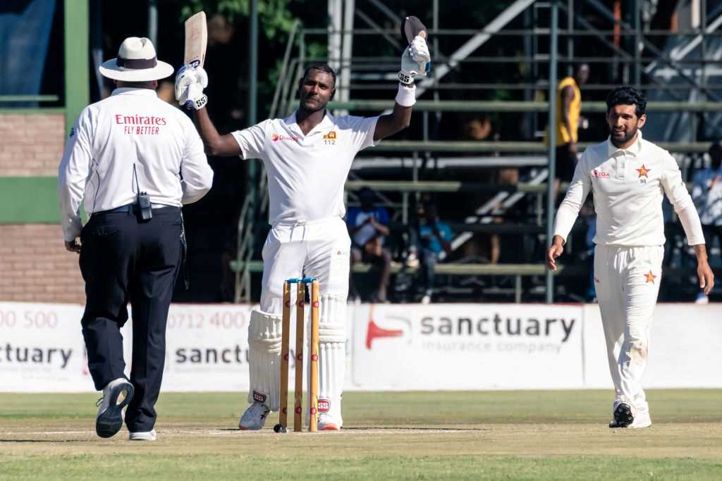 Srilanka defeats zimbabwe by ten wickets in first test