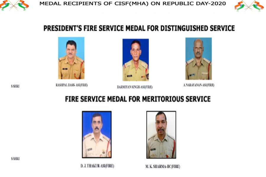 32 police officers awarded prestigious Police Medal on behalf of President Ramnath Kovind