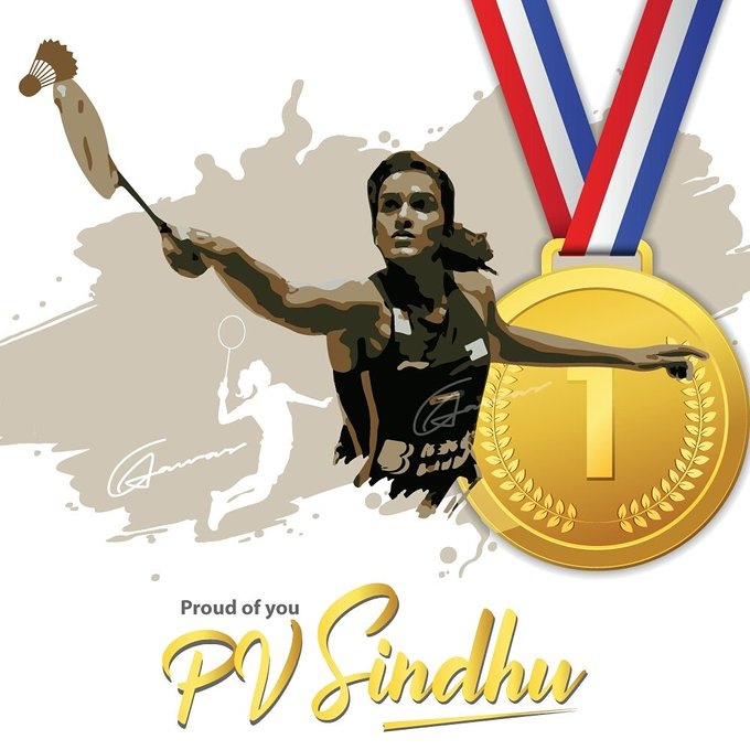 World Champion shuttler PV Sindhu