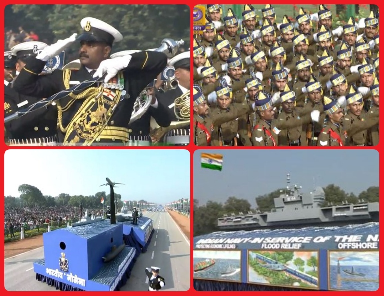 parade starts in delhi rajpath