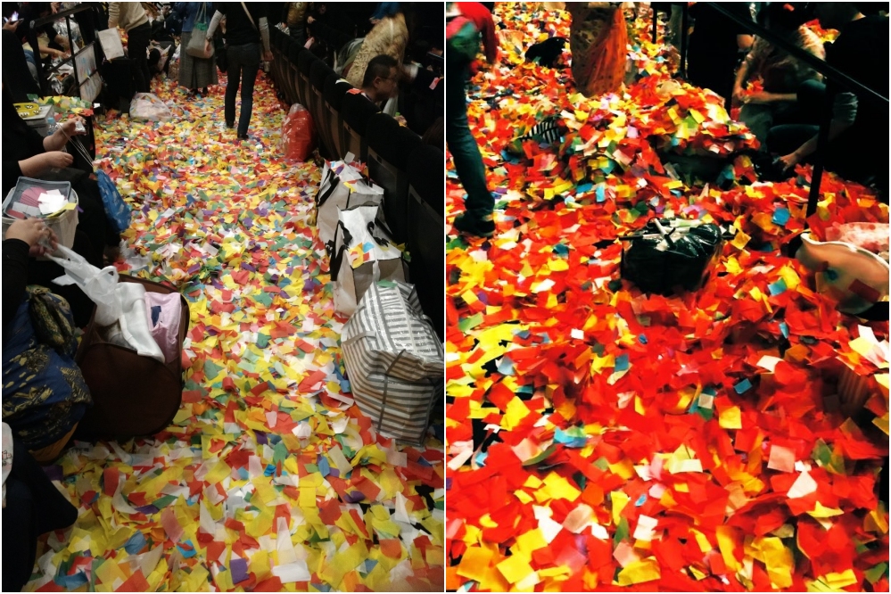 theatre with papers in japan