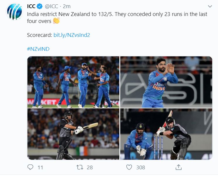 ICC Tweet