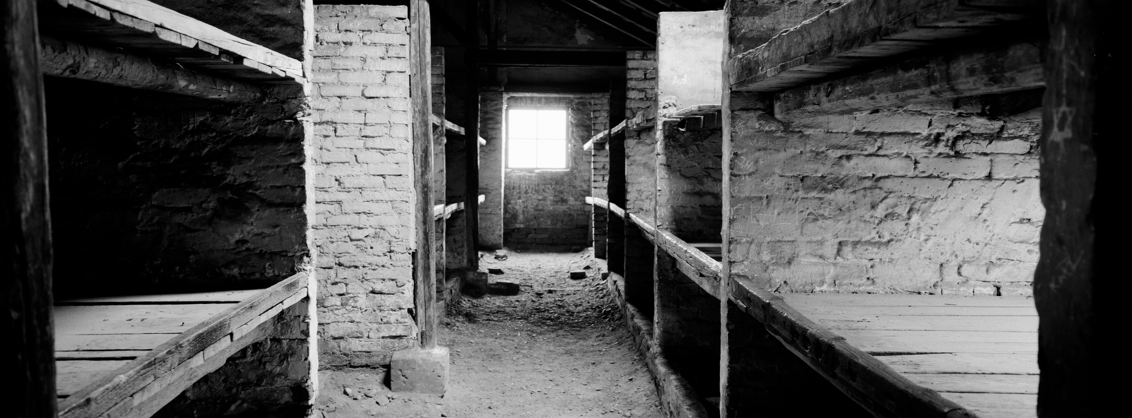 A view inside a prisoner barracks in the former Nazi death camp of Auschwitz Birkenau or Auschwitz II in Oswiecim, Poland. (File photo)