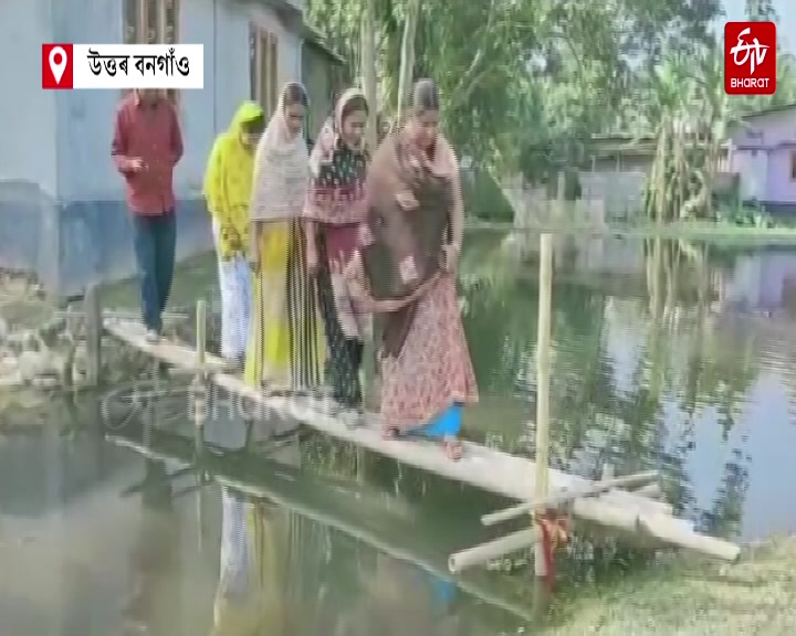 RANGIA ARTIFICIAL FLOOD SITUATON ETV BHARAT ASSAM NEWS