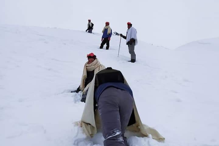 snowfall in Kullu