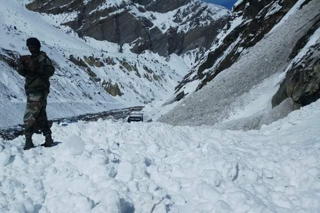 snowfall in Kullu