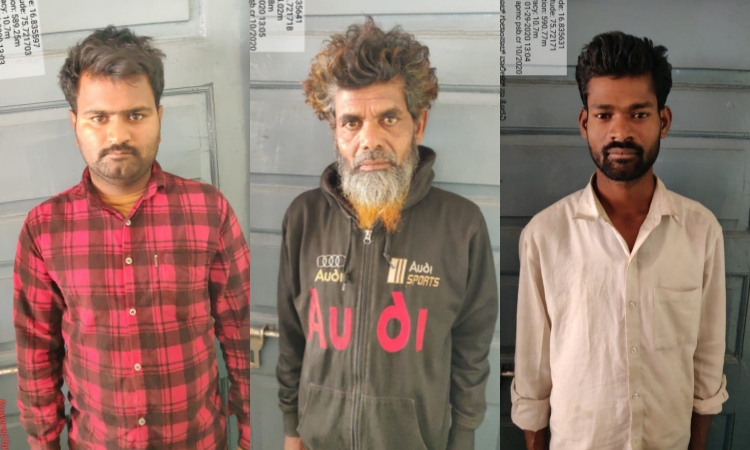 Arrest of three accused for illegally print duplicate note