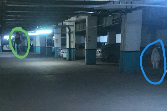 video-and-photos-viral-of-ghost-claiming-in-mall-parking-at-rudrapur uttharakhand