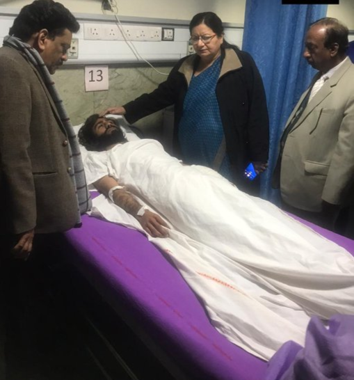 Jamia VC visits AIIMS