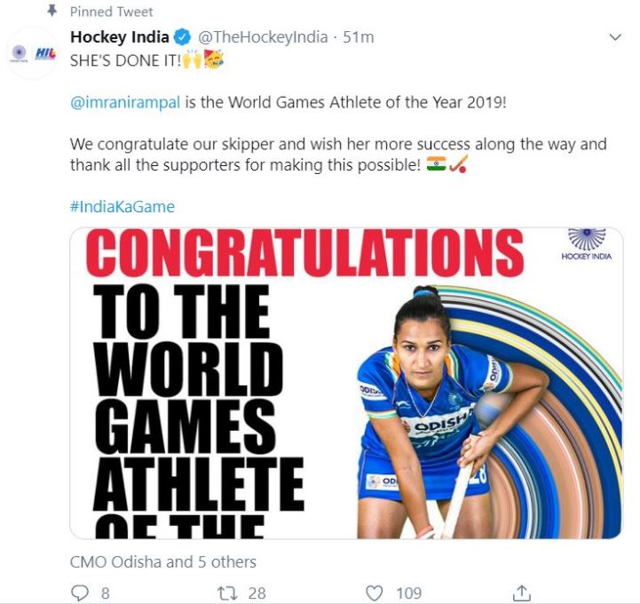 world games athlete of the year award