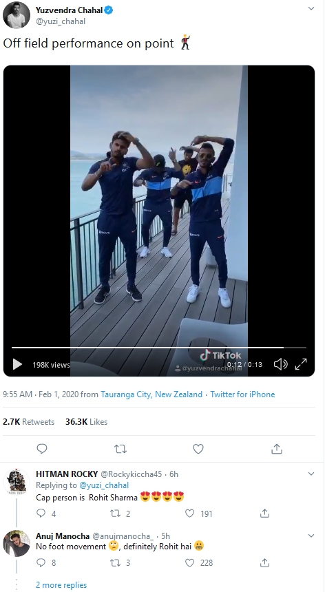 tiktok dancing video