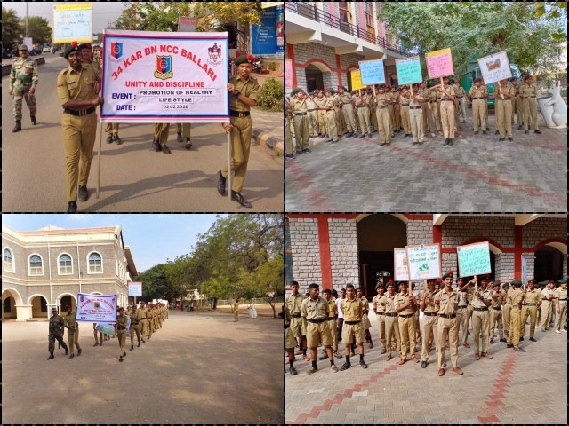 NCC Battalion Awareness of Cleanliness-Health, ಸ್ವಚ್ಛತೆ-ಆರೋಗ್ಯದ ಅರಿವು ಮೂಡಿಸಿದ ಎನ್‍ಸಿಸಿ ಬೆಟಾಲಿಯನ್