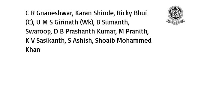 Andhra pradesh playing XI