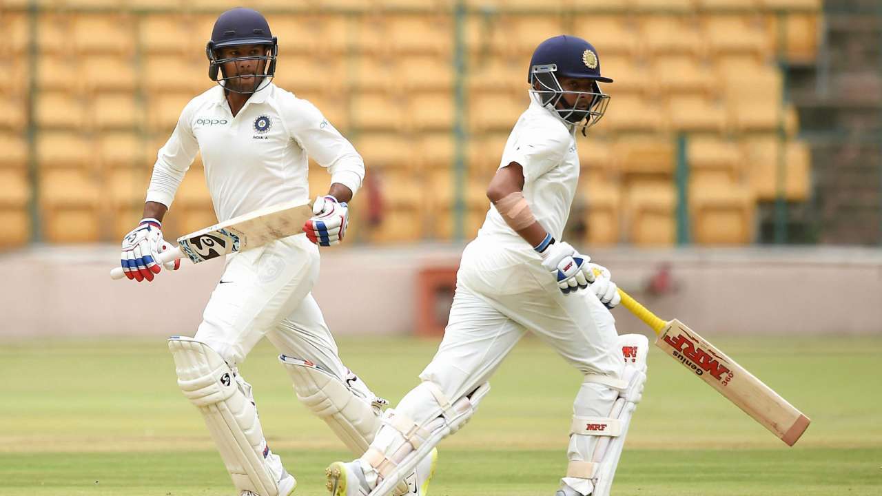 Mayank Agarwal and Prithvi Shaw