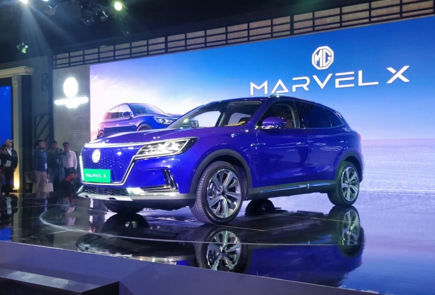 MG Motor India unveils Marvel X.