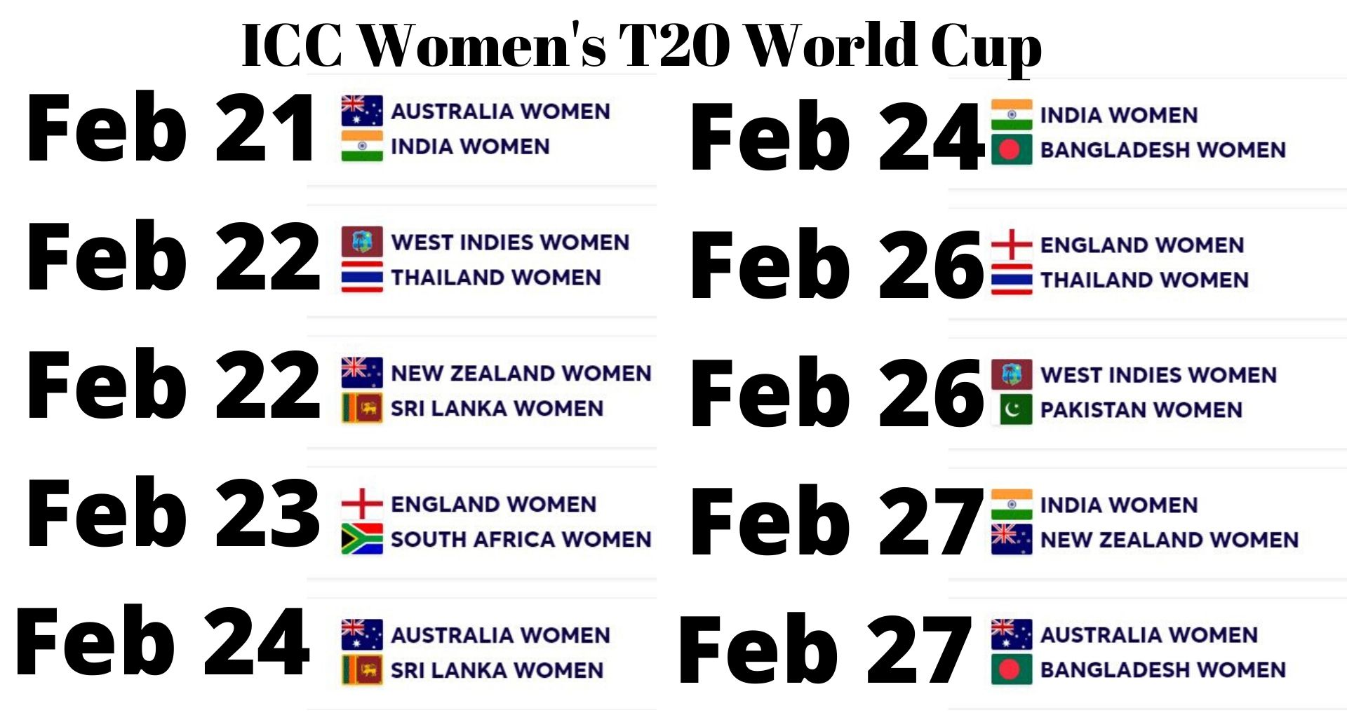 Women's T20 World Cup