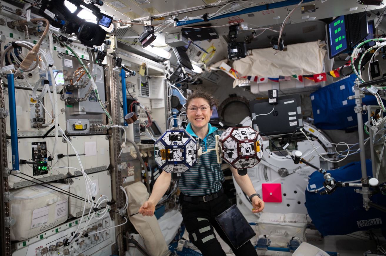 American astronaut Christina Koch returns to Earth