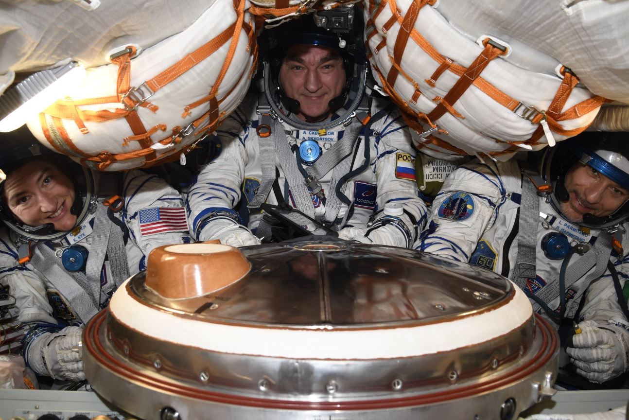 American astronaut Christina Koch returns to Earth