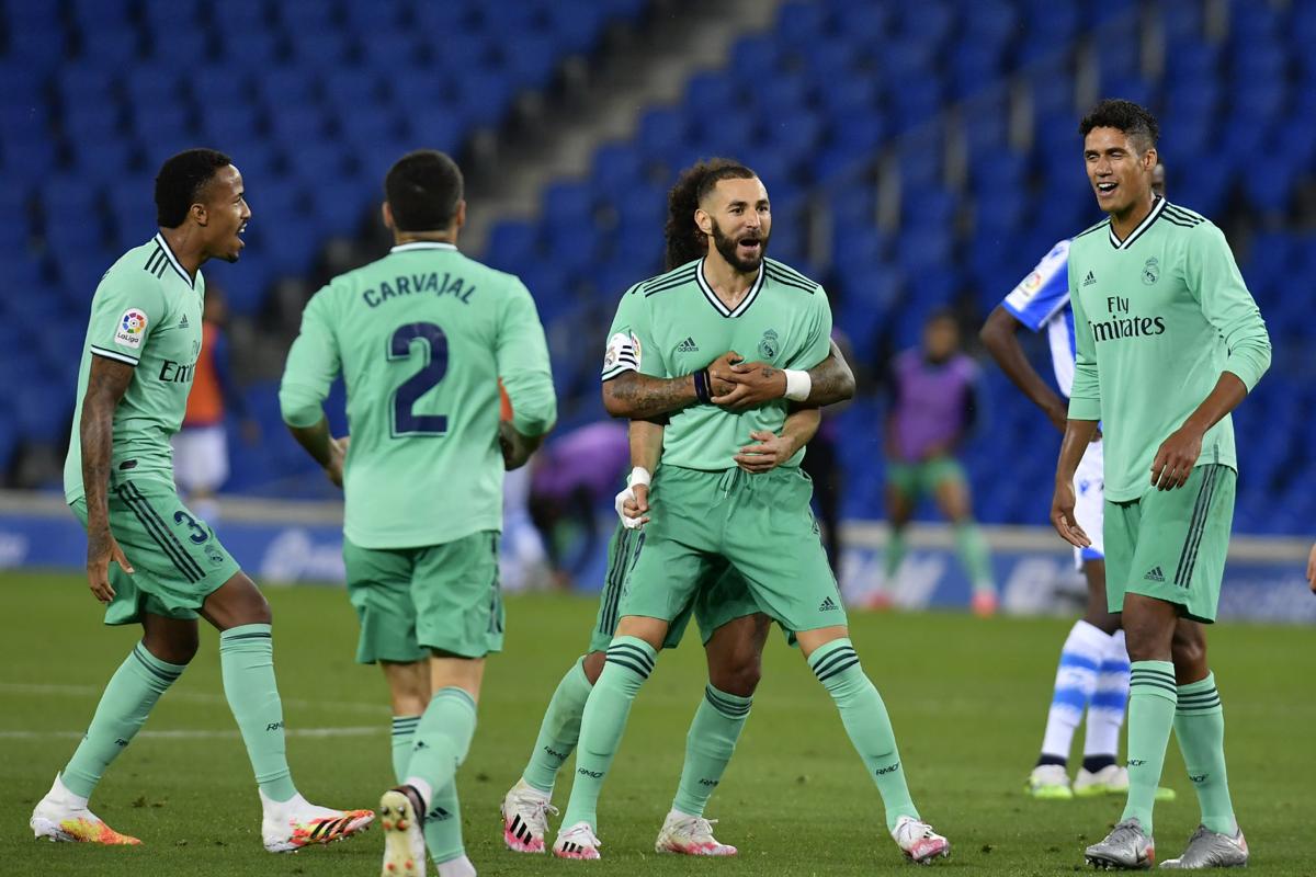 Benzema, Real Sociedad vs Real Madrid