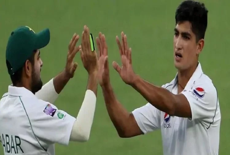 pak vs ban 1st test naseem shah becomes youngest cricketer to claim test hat-trick