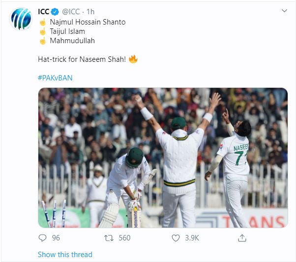 ICC, Naseem Shah, PAKvsBAN