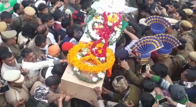 one year of Pulwama attack, पुलवामा हमले का एक साल, शहीद भागीरथ, martyr bhagirath