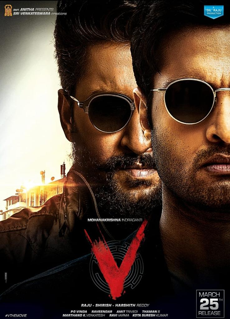 Nani, Sudheer Babu, Aditi Rao and Nivetha starrer 'V' has announced its release date