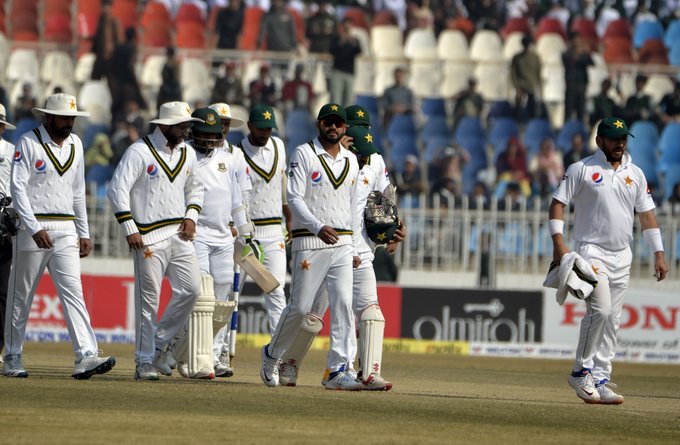 PAK VS BAN 1st test : Pakistan won by an innings and 44 runs