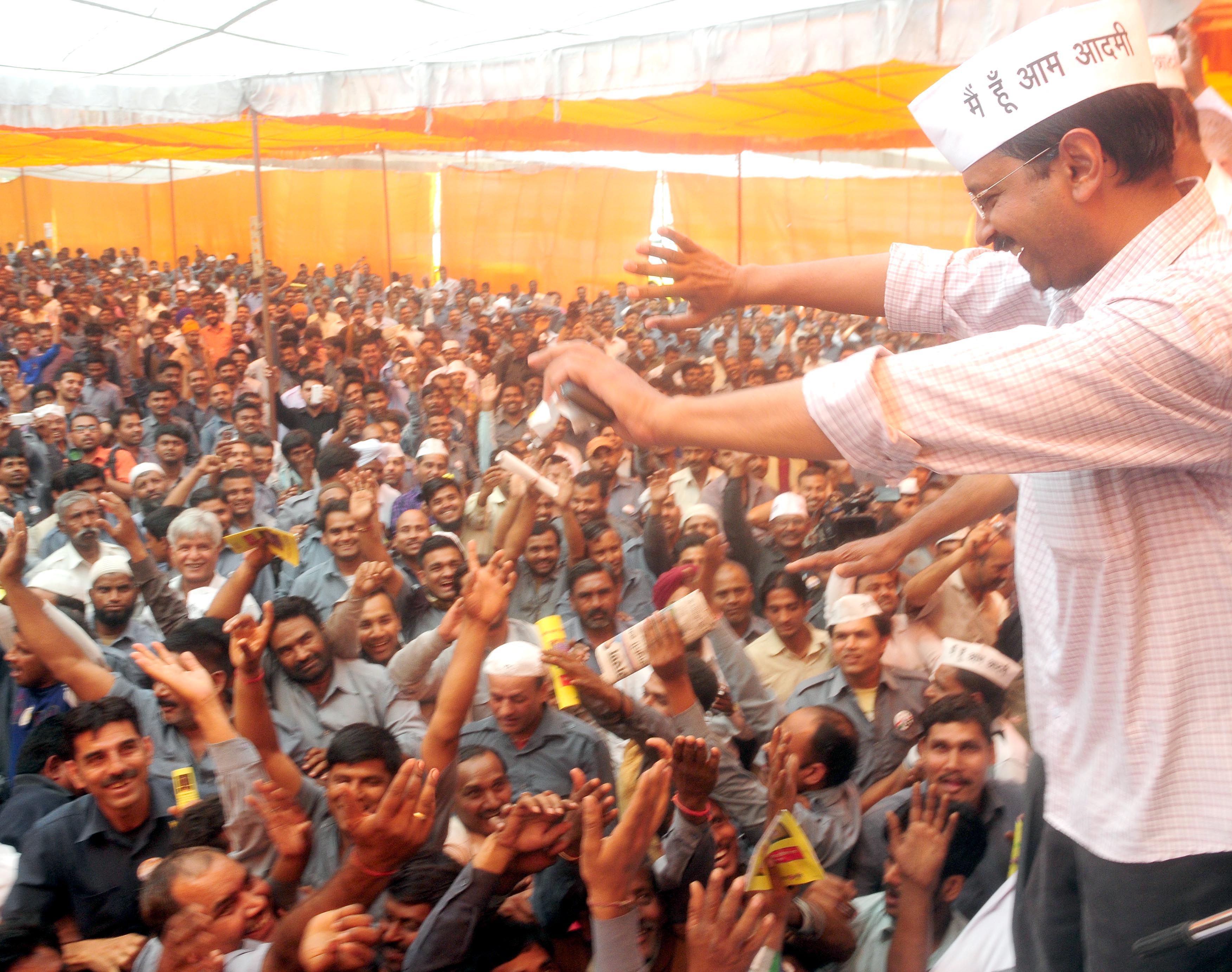 Kejriwal was at the fore-front of the Jan Lokpal movement