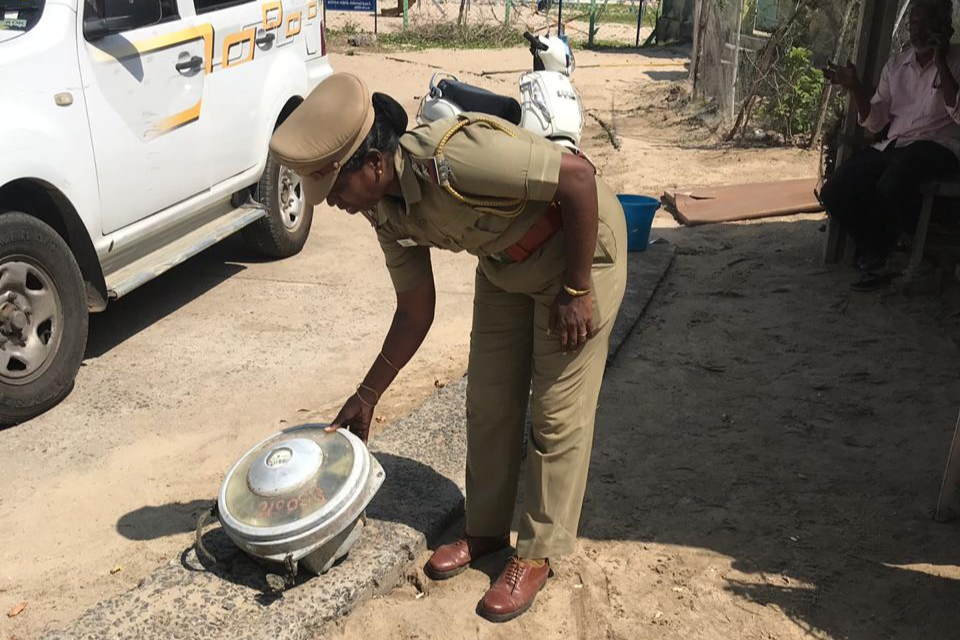 Weather related communication equipment found near cuddalore