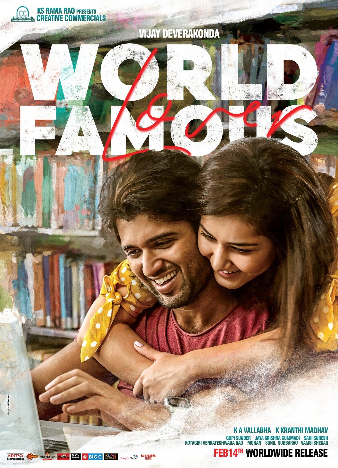 World Famous Lover is released on 14 Feb. The movie is directed by Kranthi Madhav and featured Vijay Deverakonda