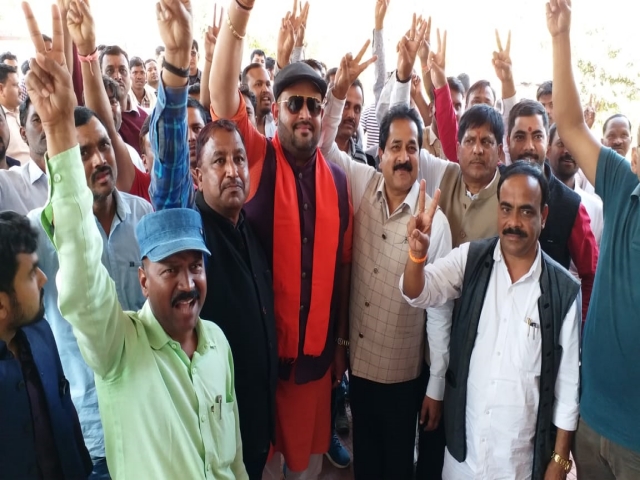 BJP wins in zila panchayat election in jashpur