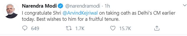 best-wishes-to-kejriwal-for-a-fruitful-tenure-pm-modi