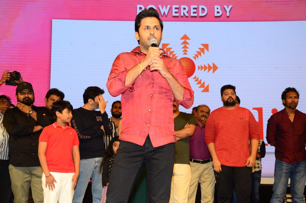 bheeshma movie pre release event: Thrivikram-is-my-torchberer-says-nitin