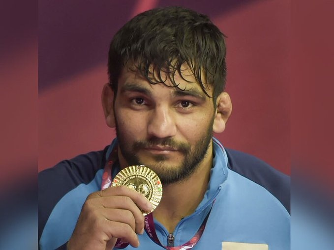 Indian Wrestler Sunil Kumar