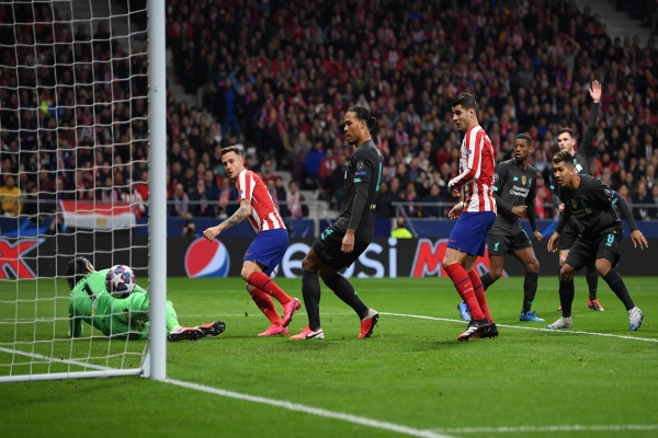 Atletico hold Liverpool 1-0 in 1st leg of Champions tie