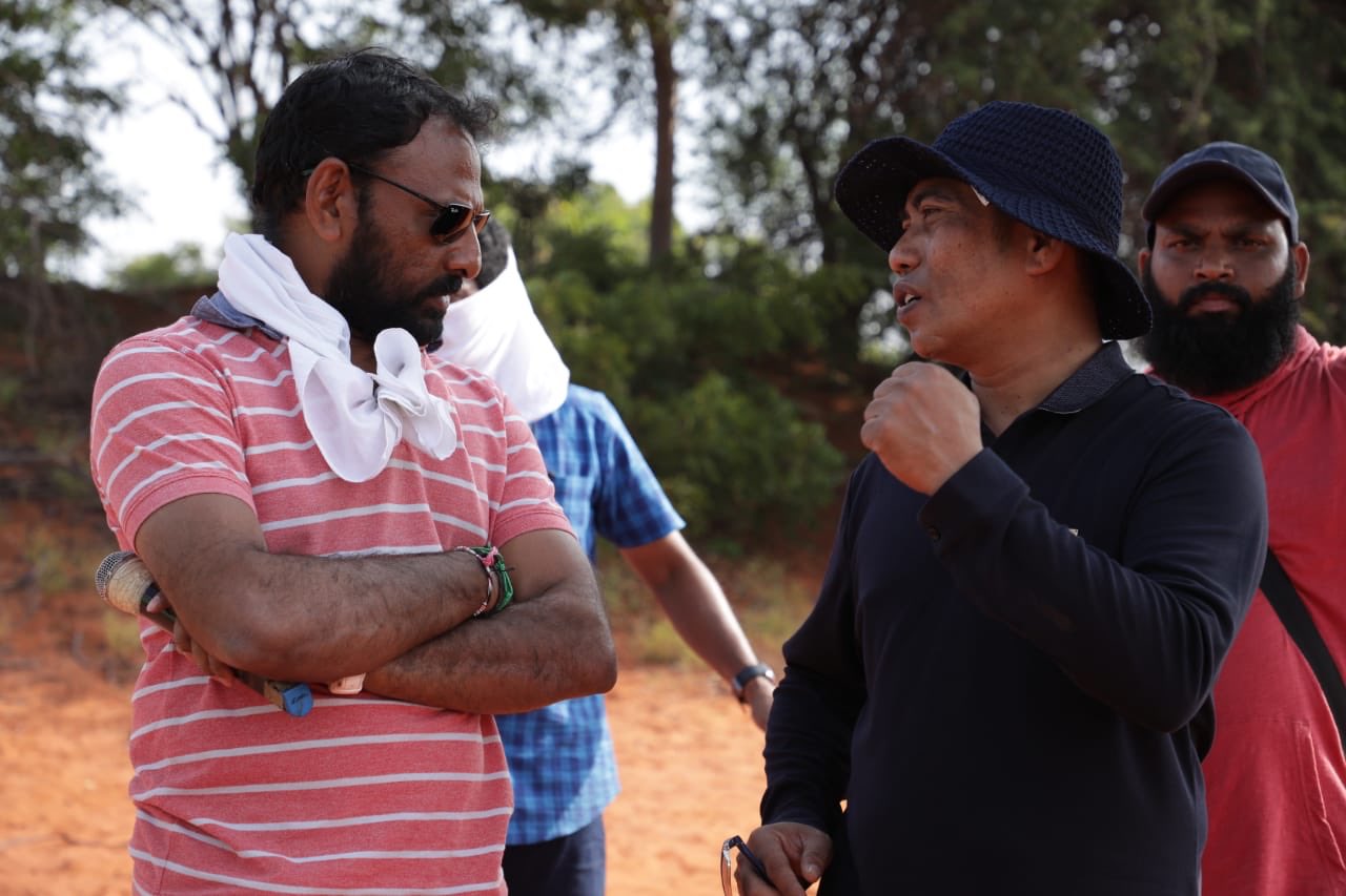 Venkatesh's Narappa Action Sence shooting at terinaadu red desert